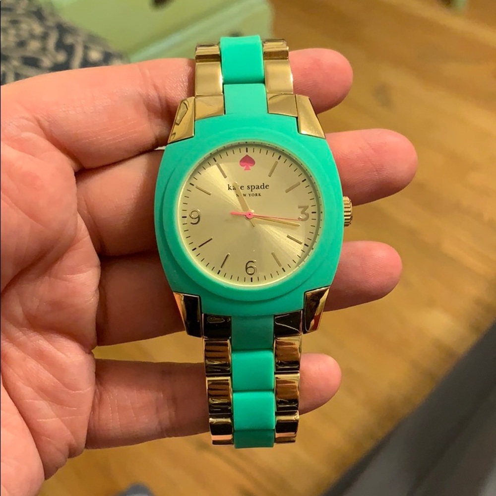 Teal and gold Kate Spade Watch - Picture 2 of 4
